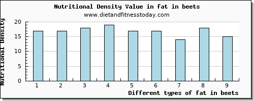 fat in beets total fat per 100g