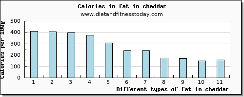 fat in cheddar total fat per 100g