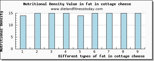 fat in cottage cheese total fat per 100g