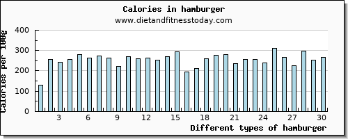 hamburger sodium per 100g