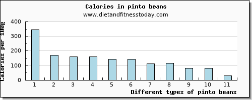 pinto beans manganese per 100g