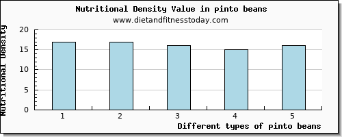 pinto beans starch per 100g